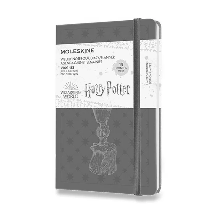 Termék főképe 18měsíční diář Moleskine 2021-22 Harry Potter - tvrdé desky S, týdenní, černý