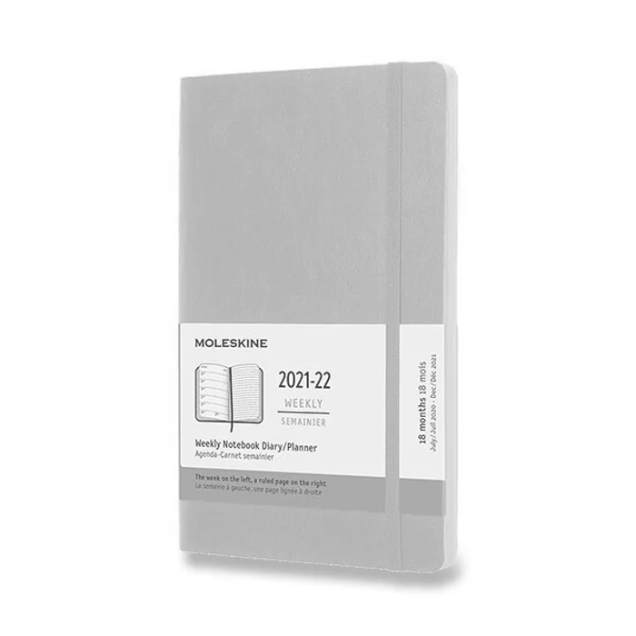 Termék főképe 18měsíční diář Moleskine 2021-22 - měkké desky sv. zelený
