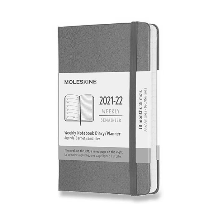 Termék főképe 18měsíční diář Moleskine 2021-22 - tvrdé desky červený
