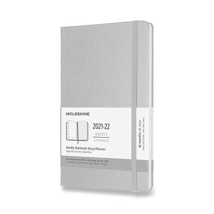 Termék főképe 18měsíční diář Moleskine 2021-22 - tvrdé desky sv. zelený