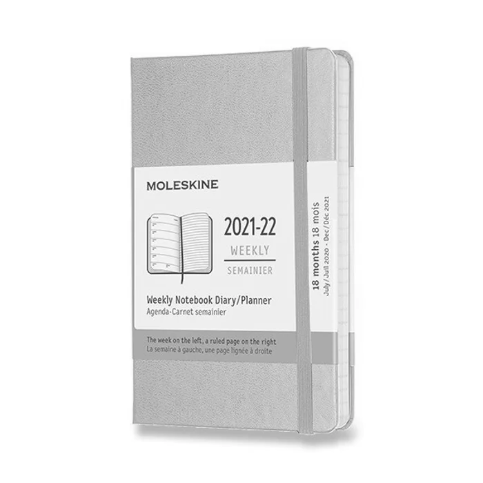 Termék főképe 18měsíční diář Moleskine 2021-22 - tvrdé desky sv. zelený