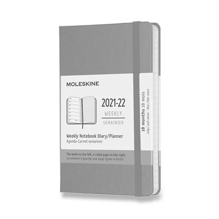 Termék főképe 18měsíční diář Moleskine 2021-22 - tvrdé desky tm. růžový