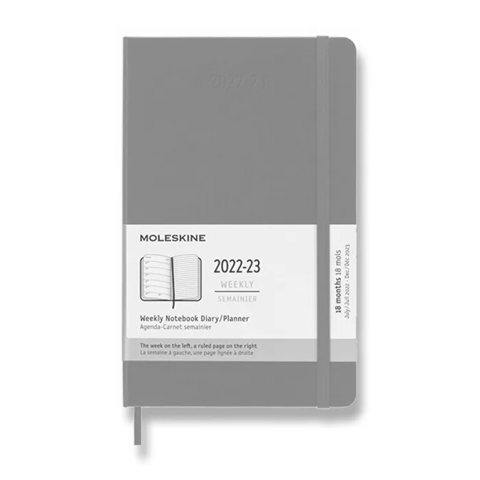 Termék főképe 18měsíční diář Moleskine 2022-23 - tvrdé desky tyrkysově modrý