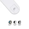 2 az 1-ben vezeték nélküli töltő, telefonhoz és Apple Watchhoz, fehér, 5V, 10W, Qi