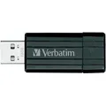 32 GB USB Flash 2.0, 11/8MB/sec, Pin Stripe, VERBATIM, fekete