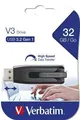 32 GB USB Flash 3.0, 60/12 MB/s, VERBATIM V3, fekete-szürke