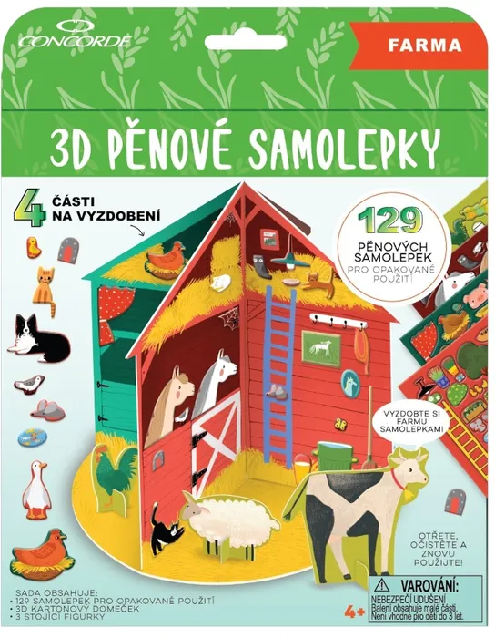 Termék főképe 3D pěnové samolepky CONCORDE Farma