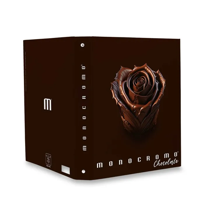 Termék főképe 4kroužkový pořadač Pigna Monocromo Chocolate - A4, 30 mm, mix motivů