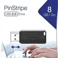 Következő termékkép 8 GB USB Flash 2.0, 10/4 MB/s, csíkos, VERBATIM, fekete