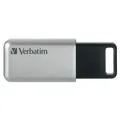 32 GB USB Flash 3.0, 100/35 MB/s, PC & MAC, VERBATIM „BIZTONSÁGOS ADATOK PRO”, szürke