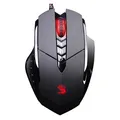 A4tech Mouse Bloody V7, 3200DPI, optikai, 7tl., 1 kerék, vezetékes USB, fekete, játék, V-Tra