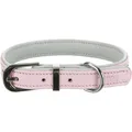 Következő termékkép Active Comfort bőr gallér kövekkel - rózsaszín S-M: 27-33 cm/15 mm