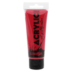 JUNIOR akrilfesték 75 ml - piros/red