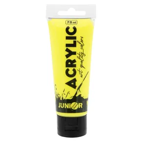 JUNIOR akrilfesték 75 ml - sárga/yellow