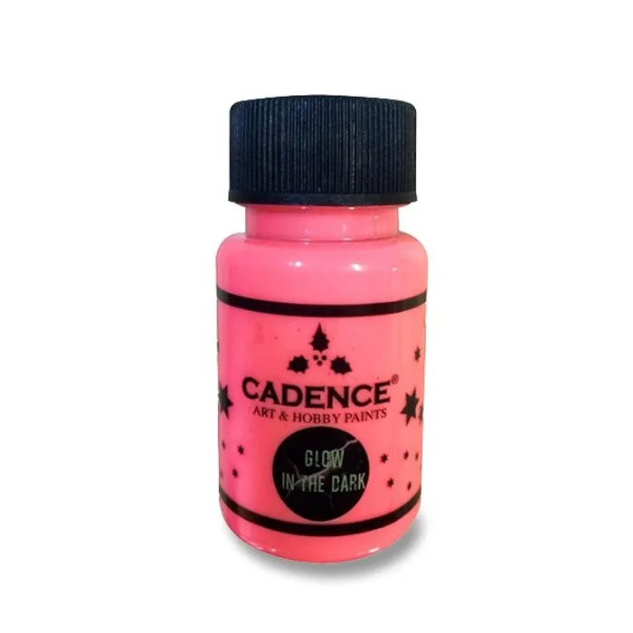 Termék főképe Akrylové barvy Cadence Premium 50 ml, svítící ve tmě, růžová