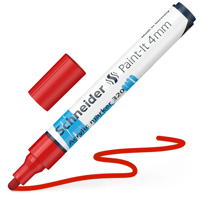 Termék főképe Akrylový popisovač Schneider Paint-It 320 červená