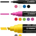 Következő termékkép Akril marker STABILO FREE Acrylic Starter 11 részes készlet - színkeverék 3 heggyel