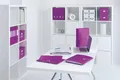 Aktovka na spisy s přihrádkami Leitz WOW, Purpurová