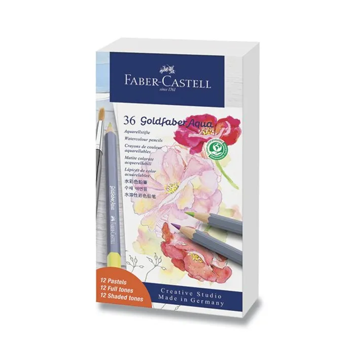Termék főképe Akvarelové pastelky Faber-Castell 114639 Goldfaber Aqua Pastel 36 barev