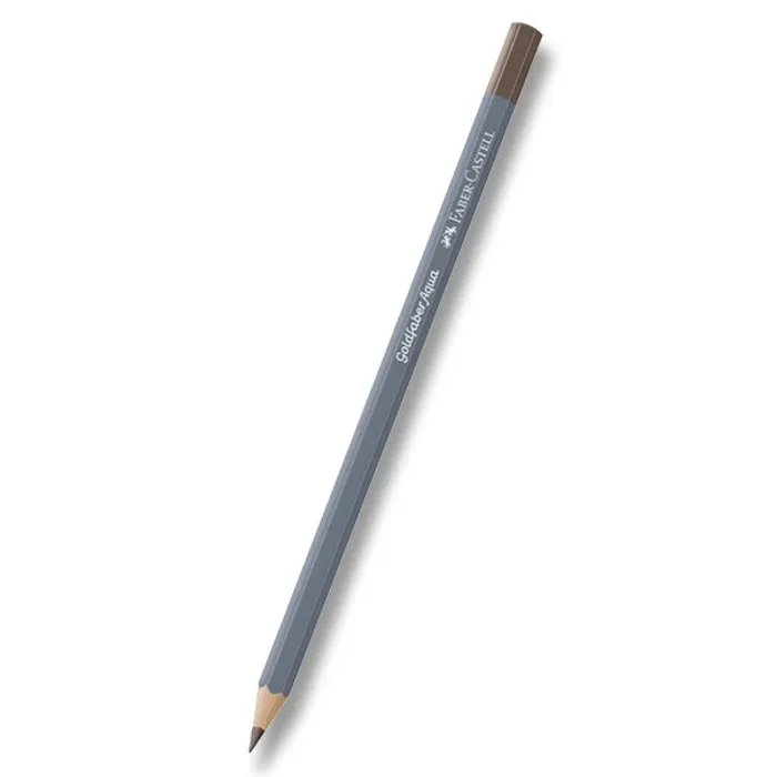 Termék főképe Akvarelové pastelky Faber-Castell Goldfaber Aqua - hnědé, šedé a černé odstíny