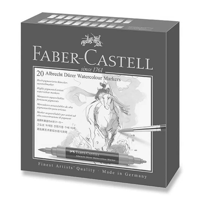Termék főképe Akvarelové popisovače Faber-Castell 160320 Albrecht Dürer 20 barev