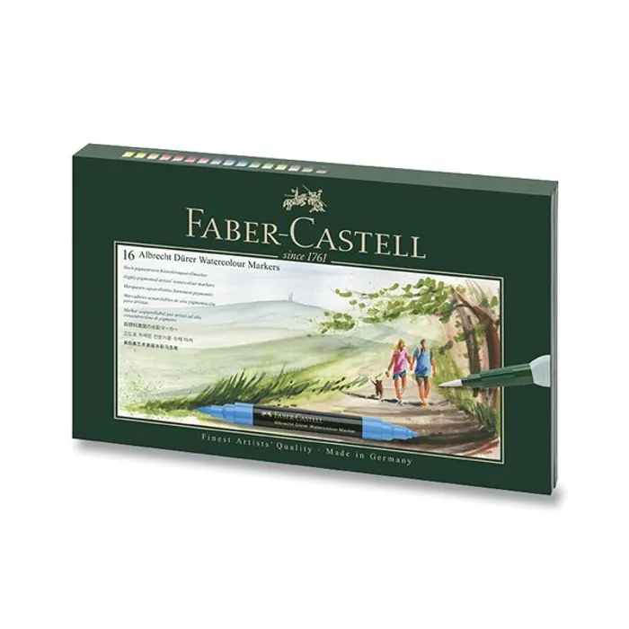Termék főképe Akvarelové popisovače Faber-Castell Albrecht Dürer 16 barev