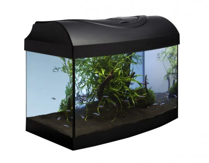 Termék főképe Akvarijní set 40 - černý oblý 40x25x25 cm