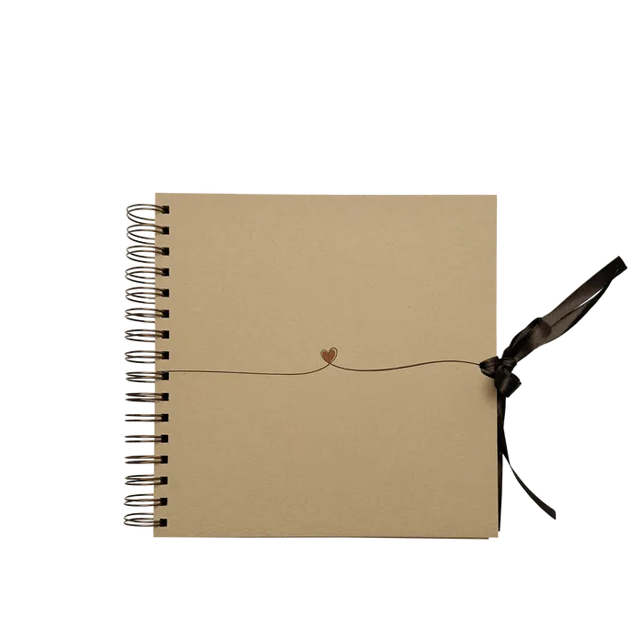 Termék főképe Album/Scrapbook - 210x210 - kraft - Srdce