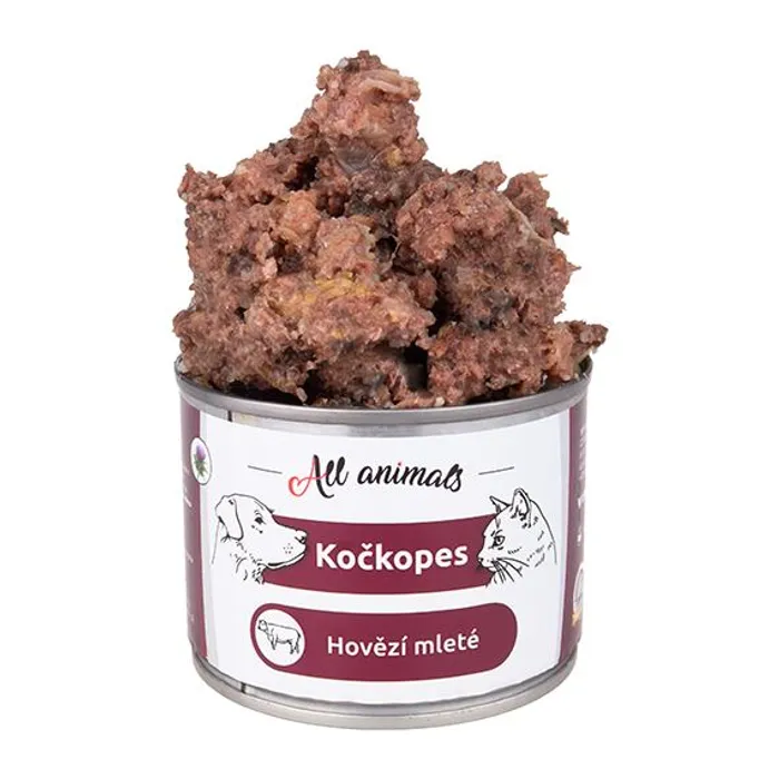 Termék főképe ALL ANIMALS hovězí, konzerva pro psy, 200 g
