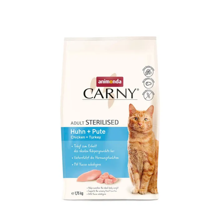 Termék főképe ANIMONDA Carny Sterilised - kuře + krůta 1.75 kg