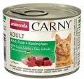 ANIMONDA konzerv CARNY Felnőtt - marha, pulyka, nyúl 200g