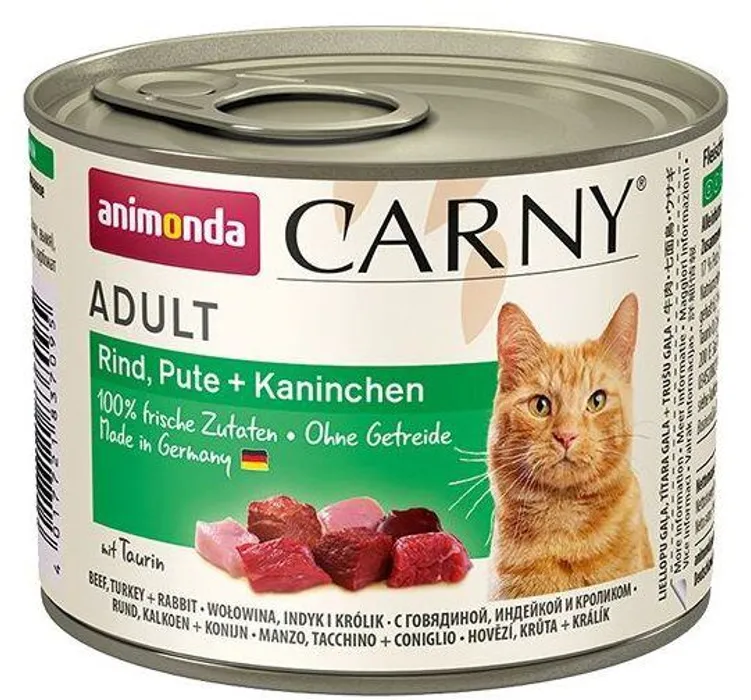 Termék főképe ANIMONDA konzerva CARNY Adult - hovězí, krůta, králík 200g