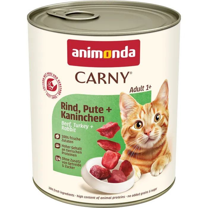 Termék főképe ANIMONDA konzerva CARNY Adult - hovězí, krůta, králík 800g