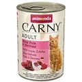 ANIMONDA konzerv CARNY Adult - marhahús, pulyka, garnélarák 400g