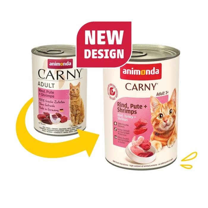 Termék főképe ANIMONDA konzerva CARNY Adult - hovězí, krůta, ráčci 400g