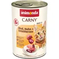 ANIMONDA konzerv CARNY Felnőtt - marha, csirke, kacsaszív 400g