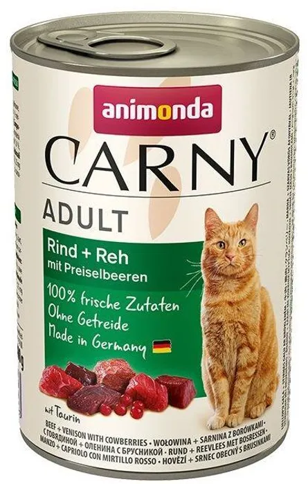 Termék főképe ANIMONDA konzerva CARNY Adult - hovězí, srnčí,brusinky 400g