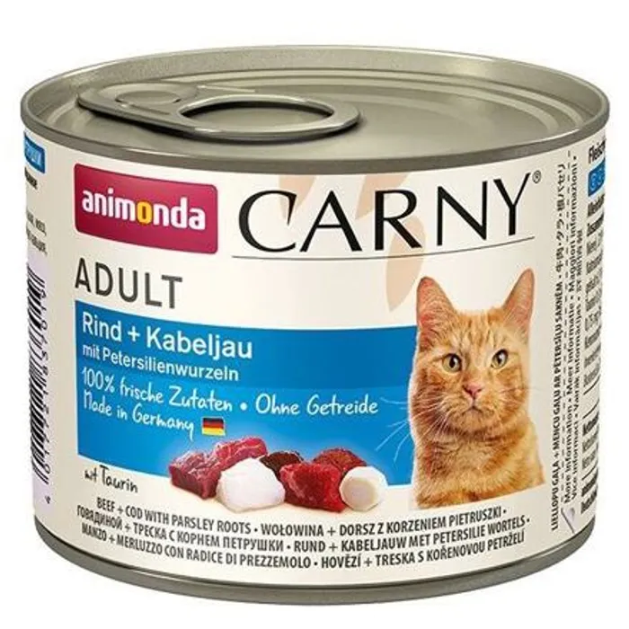 Termék főképe ANIMONDA konzerva CARNY Adult - hovězí, treska, petržel 200g