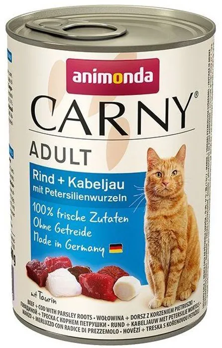 Termék főképe ANIMONDA konzerva CARNY Adult -hovězí, treska, petržel 400g