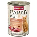 ANIMONDA konzerv CARNY Felnőtt - csirke, pulyka + kacsaszív 400g