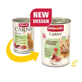 ANIMONDA konzerv CARNY Felnőtt - csirke, pulyka + nyúl 400g