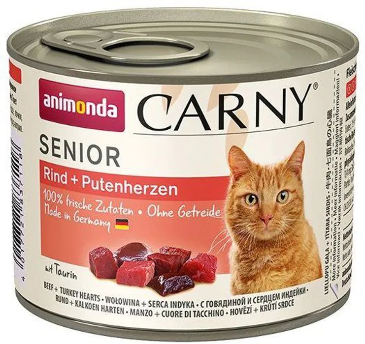 Termék főképe ANIMONDA konzerva CARNY Senior - hovězí, krůtí srdce 200g