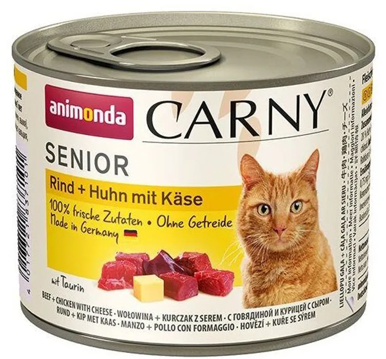 Termék főképe ANIMONDA konzerva CARNY Senior - hovězí, kuře, sýr 200g
