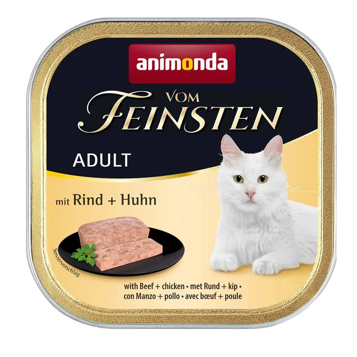 Termék főképe ANIMONDA paštika ADULT - hovězí, kuřecí pro kočky 100g