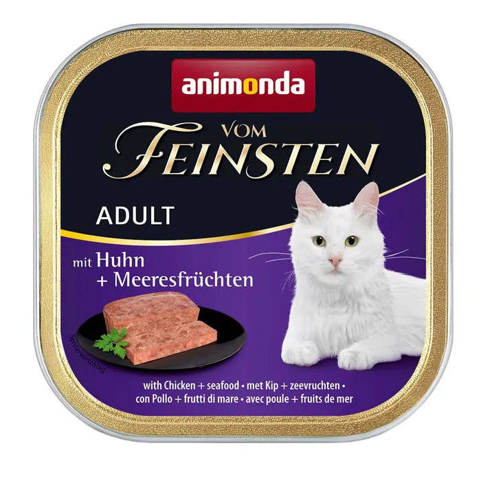 Termék főképe ANIMONDA paštika ADULT - kuře, mořské plody pro kočky 100g