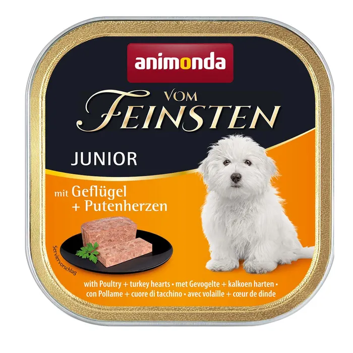 Termék főképe ANIMONDA paštika JUNIOR - drůbeží, krůtí srdce 150g