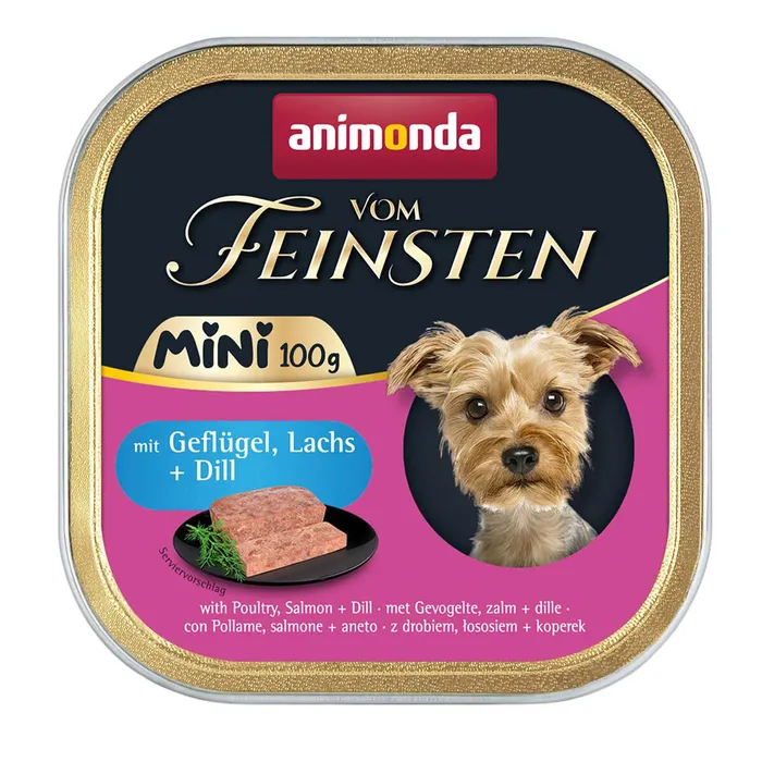 Termék főképe ANIMONDA paštika Vom Feinsten MINI - drůbeží, losos, kopr pro psy 100 g
