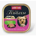Következő termékkép ANIMONDA pástétom Vom Feinsten MINI - marha, kacsa, oregánó kutyáknak 100 g