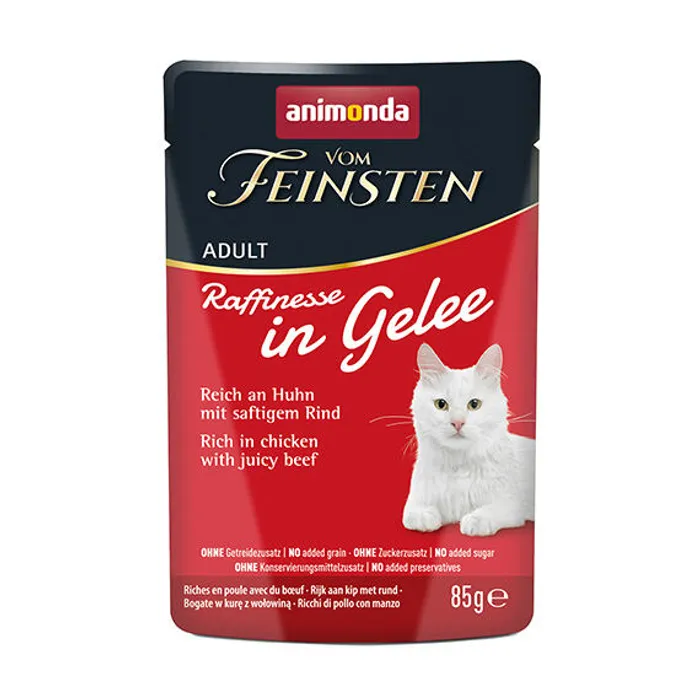 Termék főképe ANIMONDA VF Raffinesse in Jelly - kuře a hovězí, 85 g