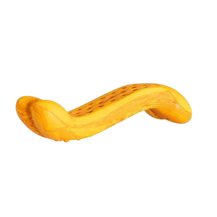 Termék főképe Antibakteriální dentální kost s vůní gril.kuřete HipHop přírodní guma 11 cm
